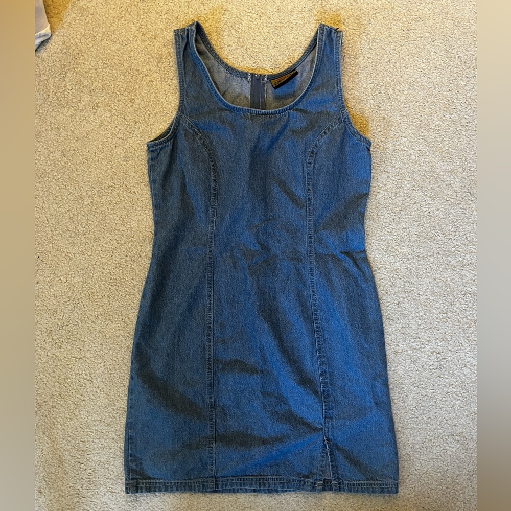 Vintage Denim Mini Dress